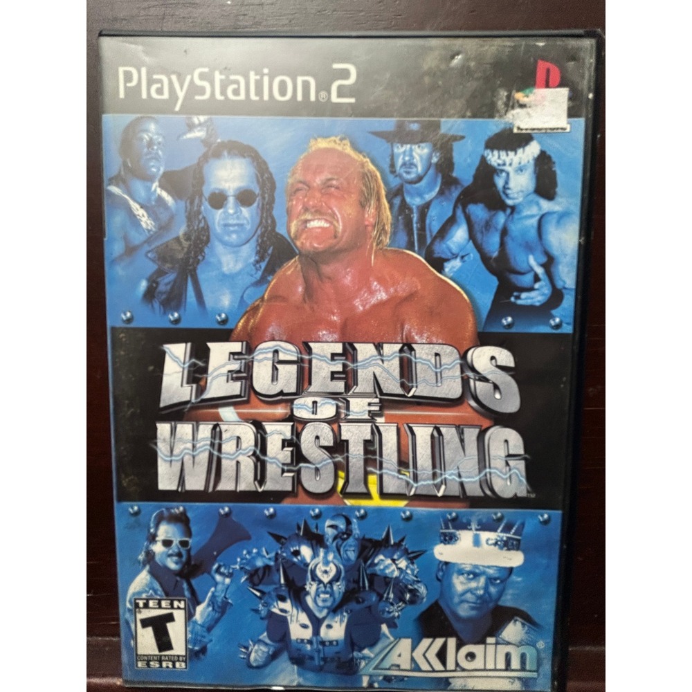Legends of Wrestling PS2 PlayStation 2 Game Acclaim Hulk Hogan CIB SLUS-20242
